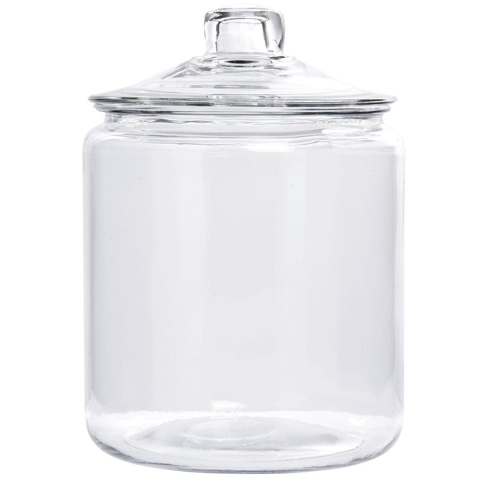 Anchor Hockingâ¢ 1 Gal Round Glass Cookie Jar